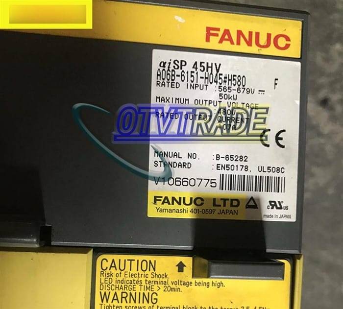 Модуль FANUC SERVO AMPLIFIER A06B-6151-H045 A06B-6151-H045#H580
