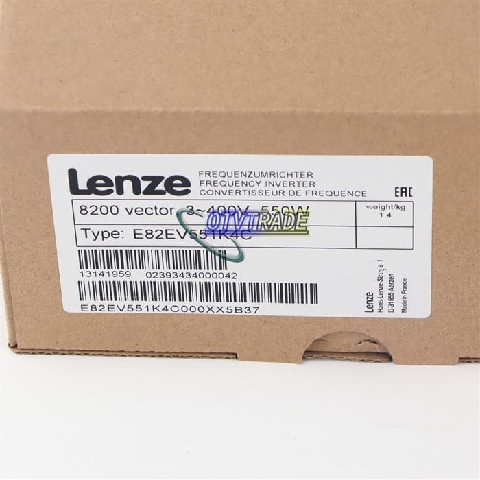 Модуль LENZE INVERTER E82EV551K4C E82EV551-4C
