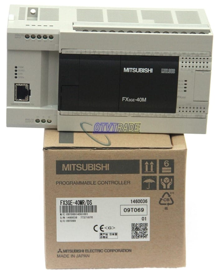Модуль Mitsubishi PLC FX3GE-40MR/DS DC24V power supply