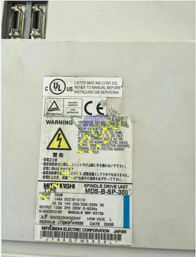 Модуль Mitsubishi Spindle Drive Unit MDS-B-SP-300 Tested