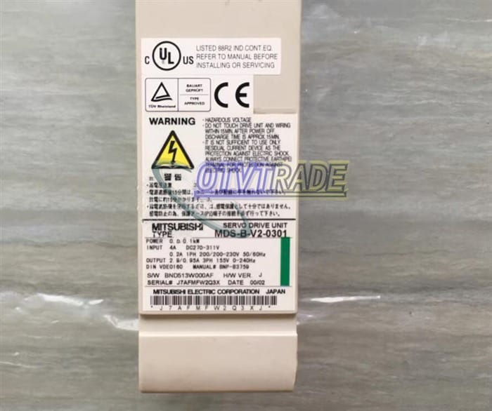 Модуль MITSUBISHI SERVO DRIVER MDS-B-V2-0301 MDSBV20301
