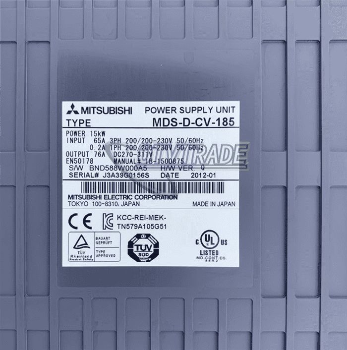 Модуль Mitsubishi POWER SUPPLY MDSD2CV185 MDS-D2-CV-185