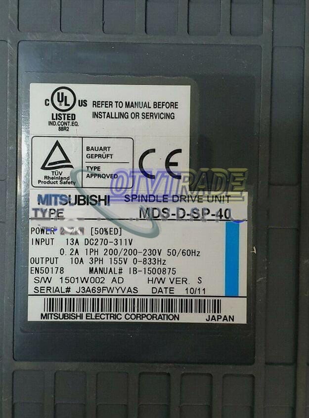 Модуль Mitsubishi Servo Drive MDS-D-SP-40 MDSD-SP-40 MDSDSP40