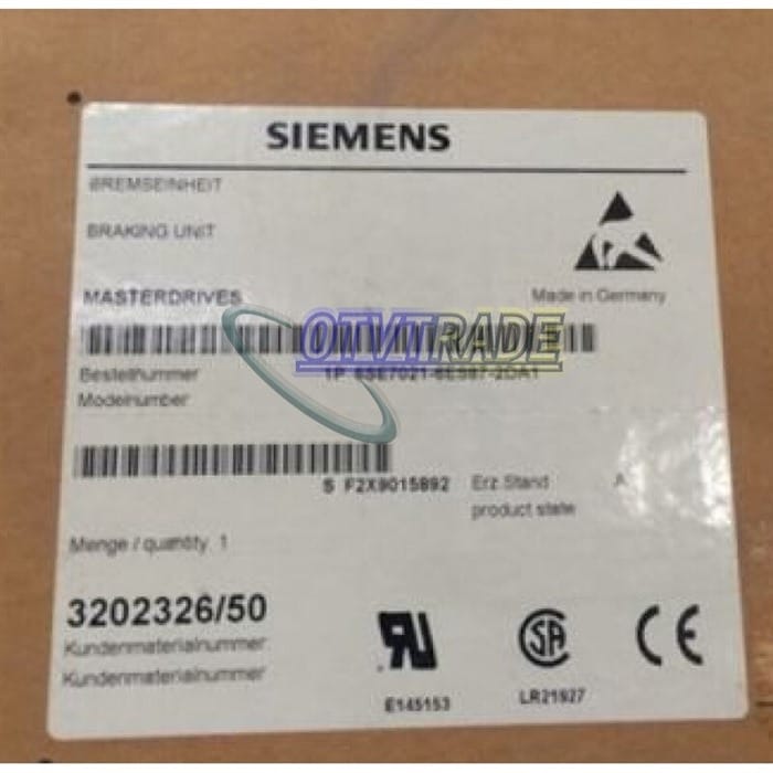 Модуль Siemens 6SE7021-6ES87-2DA1-Z