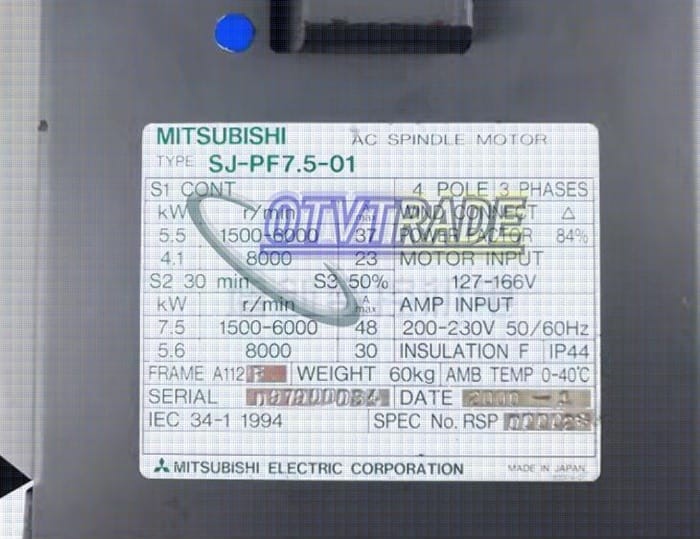 Модуль Mitsubishi SJ-PF-7.5-01 SJPF7.501 Spindle motor