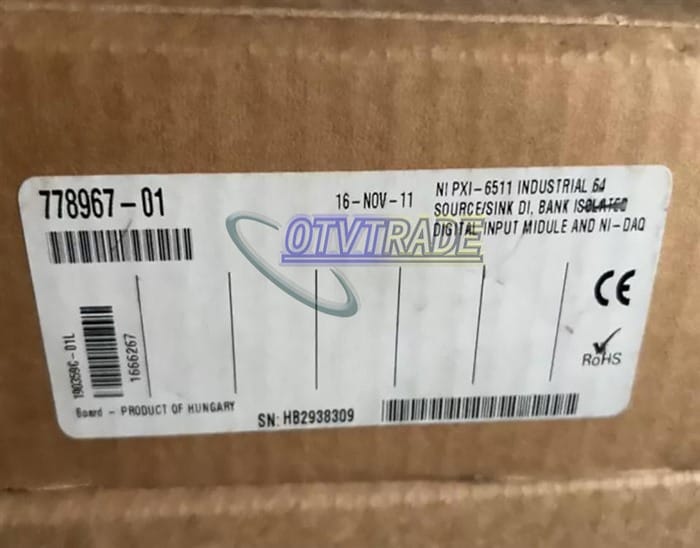Модуль NATIONAL INSTRUMENTS NI PXI-6511 778967-01