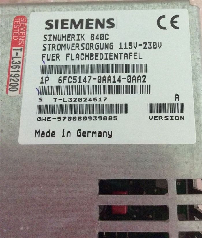 Модуль SIEMENS 6FC5147-0AA14-0AA2 Power Supply