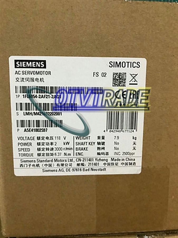 Модуль Siemens Servo Motor 1FL6054-2AF21-2AG1