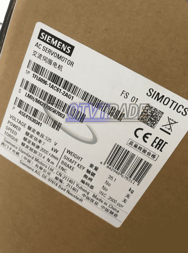 Модуль Siemens 1FL6096-1AC61-2AG1 1FL6 096-1AC61-2AG1 AC servo motor