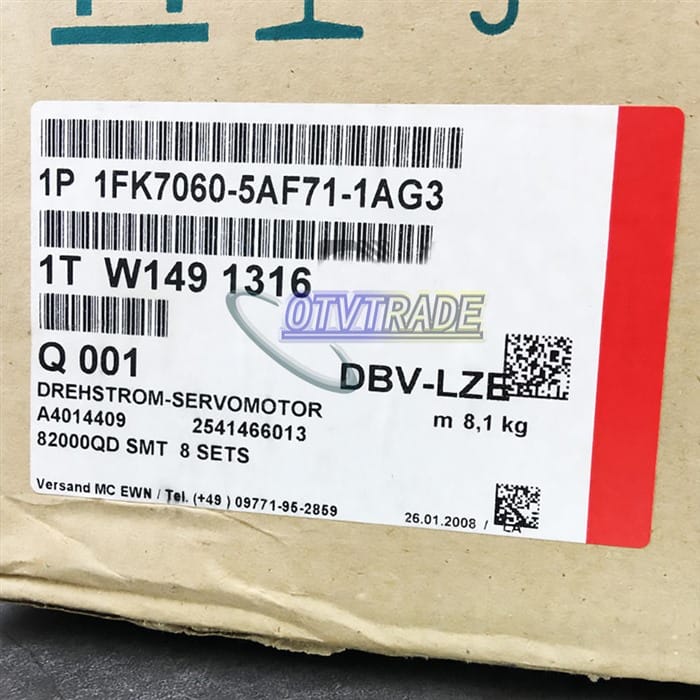 Модуль Siemens servo motor 1FK7060-5AF71-1AG3