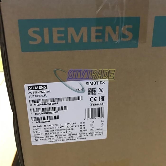 Модуль SIEMENS Servo Motor 1FL6066-1AC61-2AH1