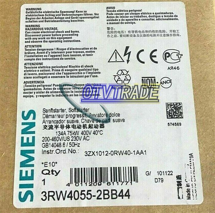 Модуль SIEMENS Soft Starter 3RW4055-2BB44 3RW40552BB44 3RW4 055-2BB44