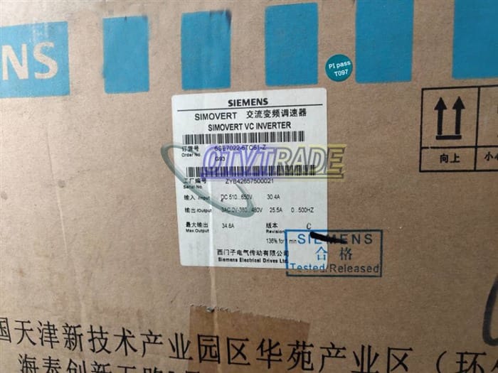 Модуль Siemens AC frequency converter 6SE7022-6TC61-Z