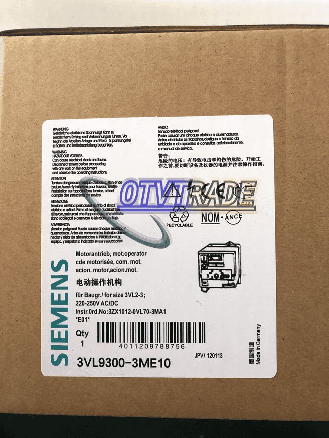 Модуль Siemens Circuit Breaker 3VL9300-3ME10 3VL9 300-3ME10 3VL93003ME10
