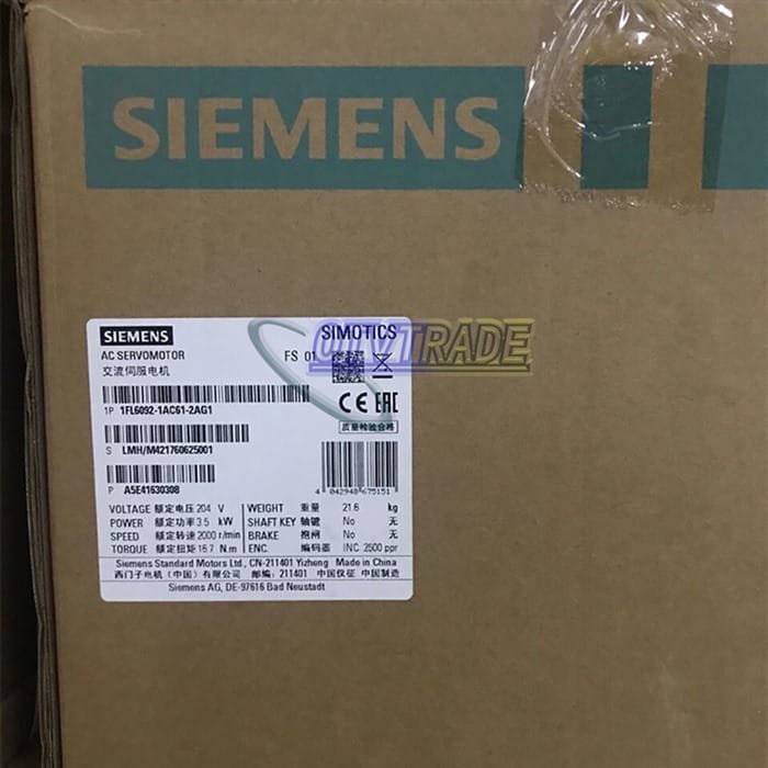 Модуль SIEMENS Servo Motor 1FL6092-1AC61-2AG1