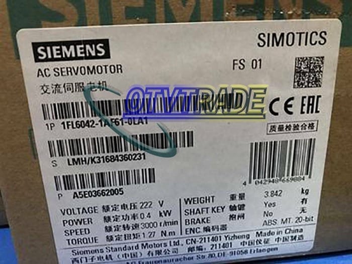 Модуль SIEMENS Servo Motor 1FL6042-1AF61-0LA1