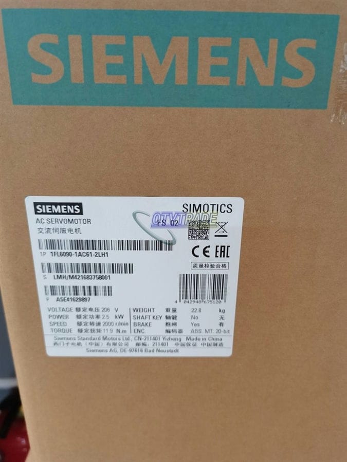 Модуль SIEMENS Servo Motor 1FL6090-1AC61-2LH1