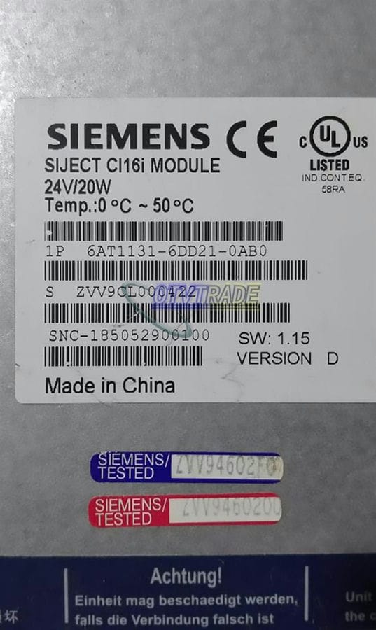 Модуль SIEMENS Control Unit 6AT1131-6DD21-0AB0