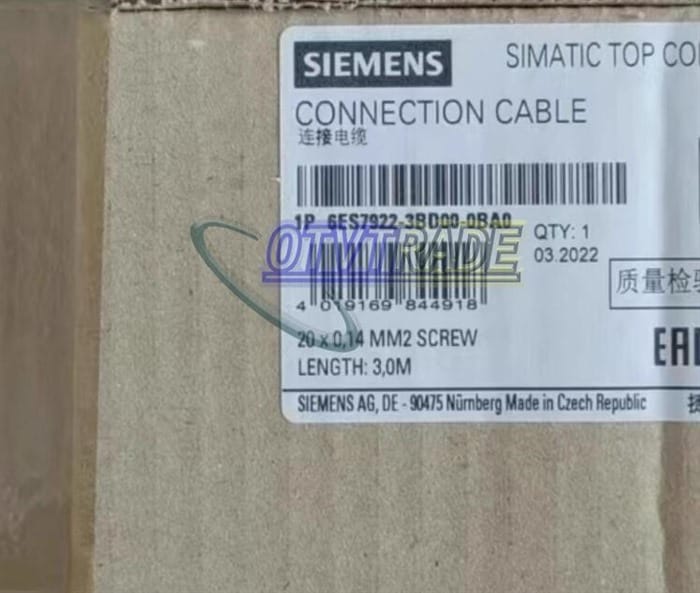 Модуль SIEMENS 6ES7922-3BD00-0BA0 6ES7 922-3BD00-0BA0 3M Connector Cable