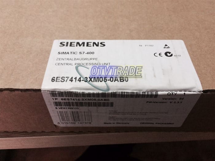 Модуль Siemens S7-400 PLC 6ES7 414-3XM05-0AB0 6ES7414-3XM05-0AB0