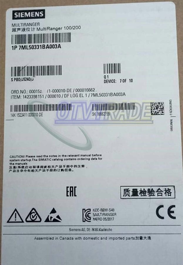 Модуль SIEMENS 7ML5033-1BA10-3A 7ML50331BA103A