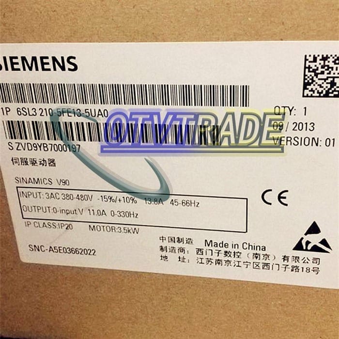 Модуль Siemens 6SL3210-5FE13-5UA0 6SL3 210-5FE13-5UA0
