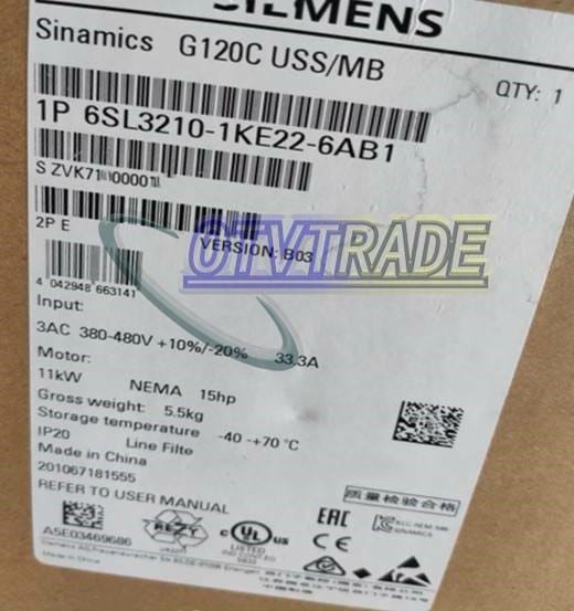 Модуль SIEMENS INVERTER 6SL3210-1KE22-6AB1 6SL3 210-1KE22-6AB1