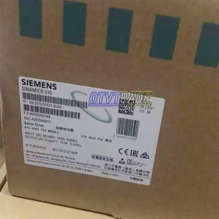Модуль Siemens Servo Driver 5KW 6SL3210-5DE21-8UA0 6SL3 210-5DE21-8UA0