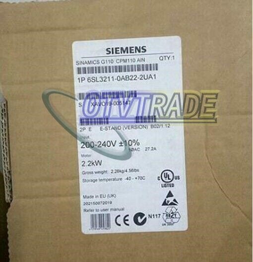 Модуль SIEMENS 6SL3211-0AB22-2UA1 Variable frequency drive