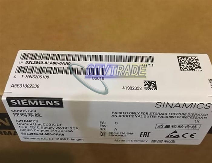 Модуль SIEMENS CONTROL UNIT MODULE 6SL3040-0LA00-0AA0