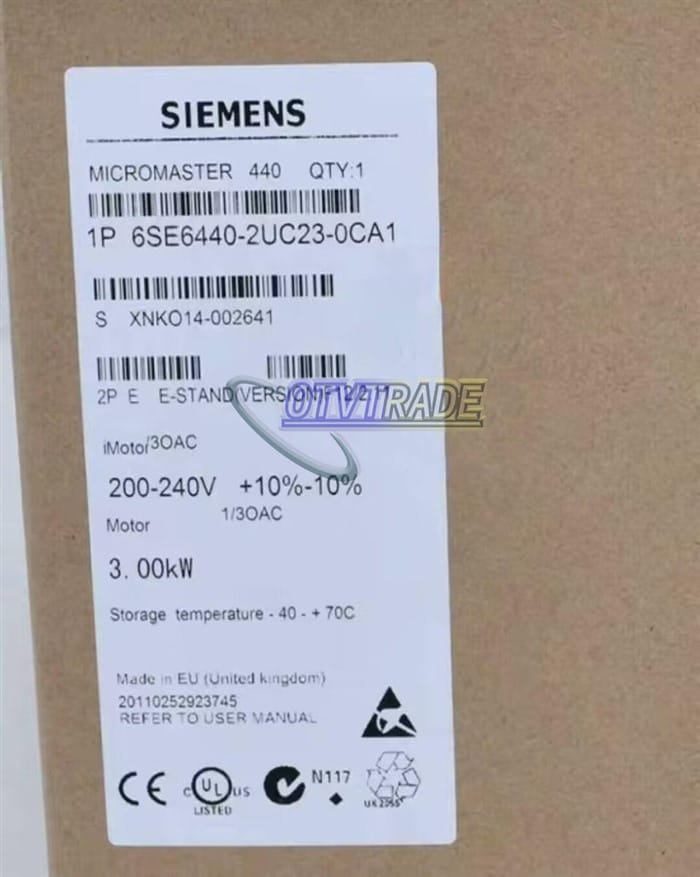 Модуль SIEMENS INVERTER 6SE6440-2UC23-0CA1 6SE6 440-2UC23-0CA1