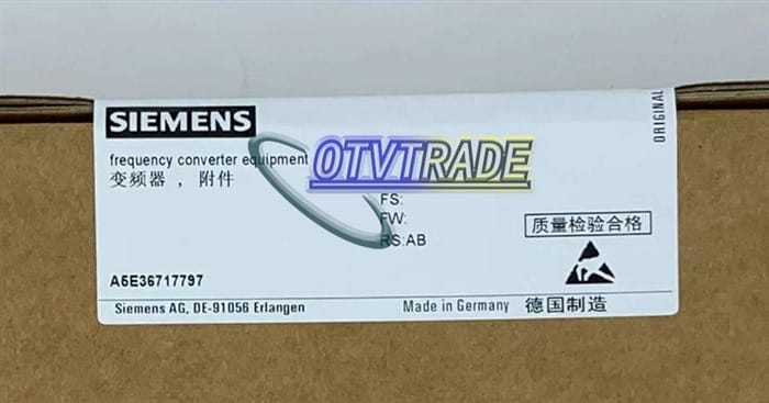 Модуль SIEMENS S120 DRIVE BOARD A5E36717797+FS225R12KE3_S1