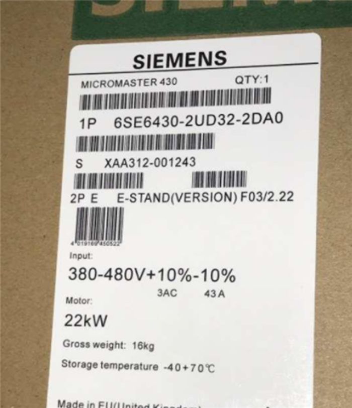 Модуль SIEMENS 6SE6430-2UD32-2DA0 AC Inverter Drive