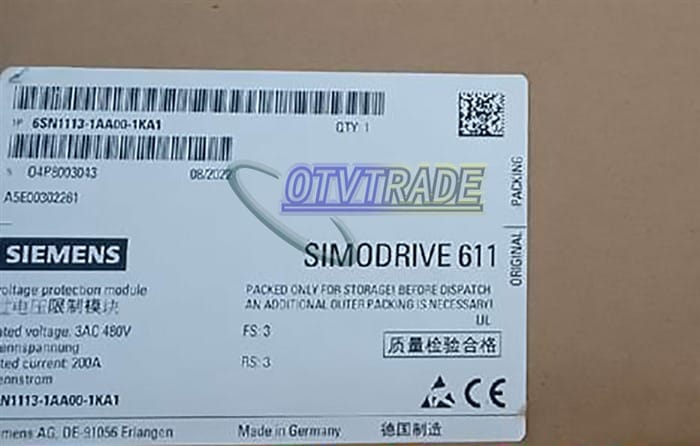 Модуль SIEMENS Voltage protection module 6SN1113-1AA00-1KA1