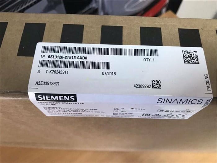 Модуль SIEMENS 6SL3120-2TE13-0AD0 SINAMICS MOTOR MODULE 6SL3 120-2TE13-0AD0