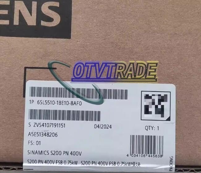 Модуль Siemens 6SL5510-1BE10-8AF0 servo drive