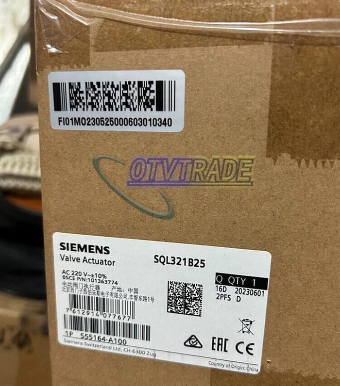 Модуль SIEMENS Butterfly Valve Actuator SQL321B25 25Nm