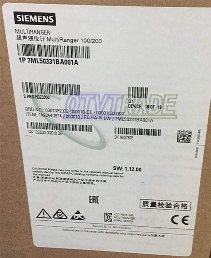 Модуль SIEMENS 7ML5033-1BA10-1A 7ML50331BA101A