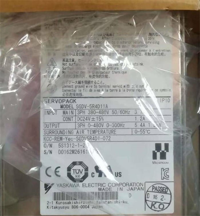 Модуль YASKAWA Servo Driver SGDV5R4D11A SGDV-5R4D11A