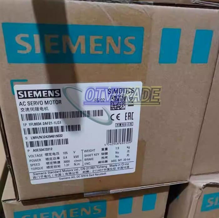 Модуль SIEMENS 1FL6034-2AF21-1LG1 SERVO MOTOR