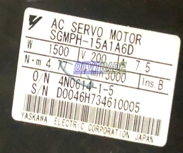 Модуль YASKAWA SERVO MOTOR SGMPH-15A1A6D