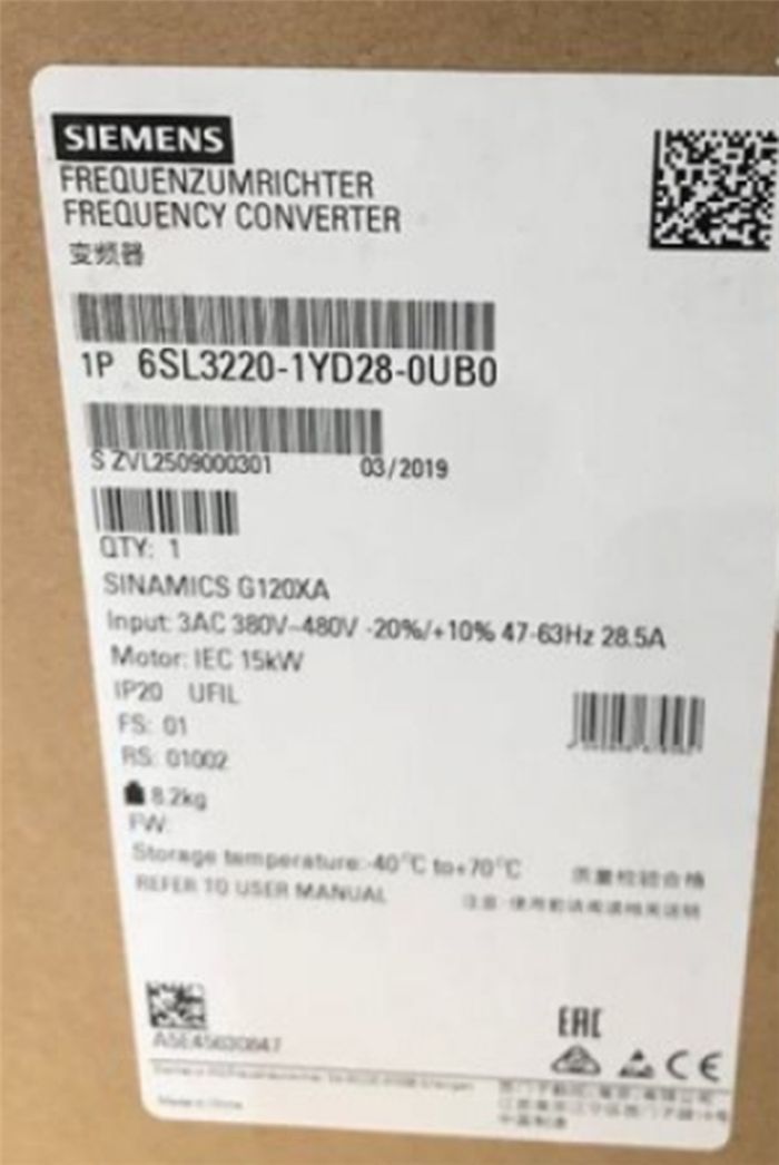 Модуль Siemens Inverter 6SL3220-1YD28-0UB0