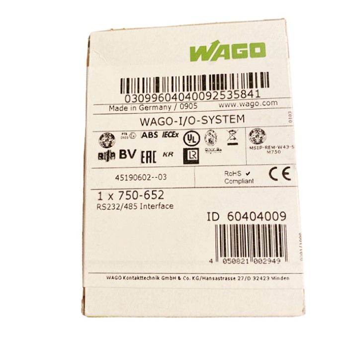 Модуль WAGO 750-652 750652 PLC