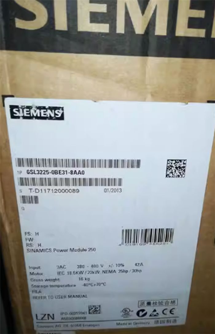 Модуль Siemens Sinamics Power Module 6SL3225-0BE31-8AA0 6SL32250BE318AA0