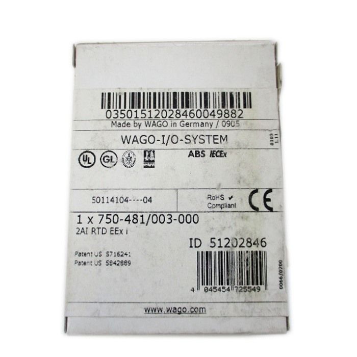 Модуль WAGO 750-481/003-000 2-channel analog input module