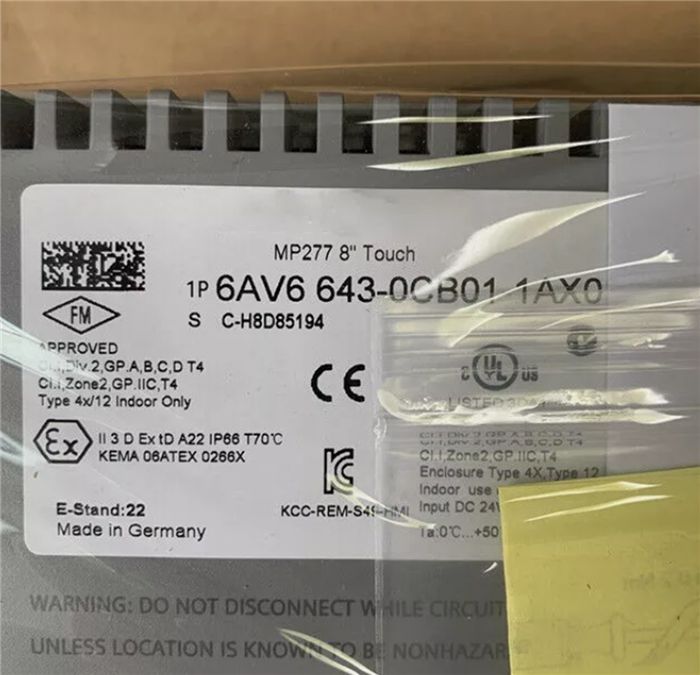 Модуль Siemens HMI 6AV6643-0CB01-1AX0 TOUCH MULTI PANEL 6AV6 643-0CB01-1AX0