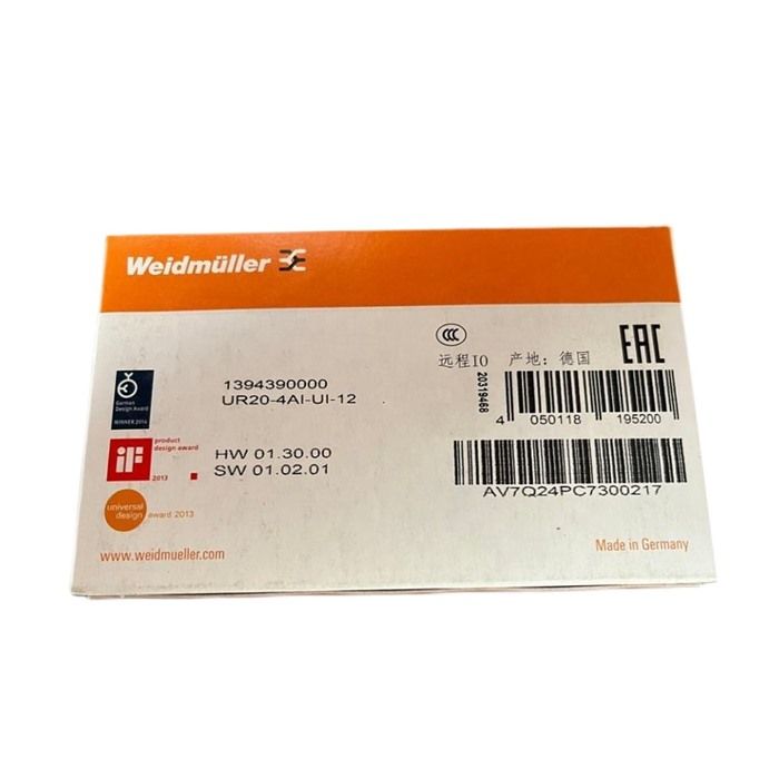 Модуль Weidmuller UR20-4AI-UI-12 1394390000