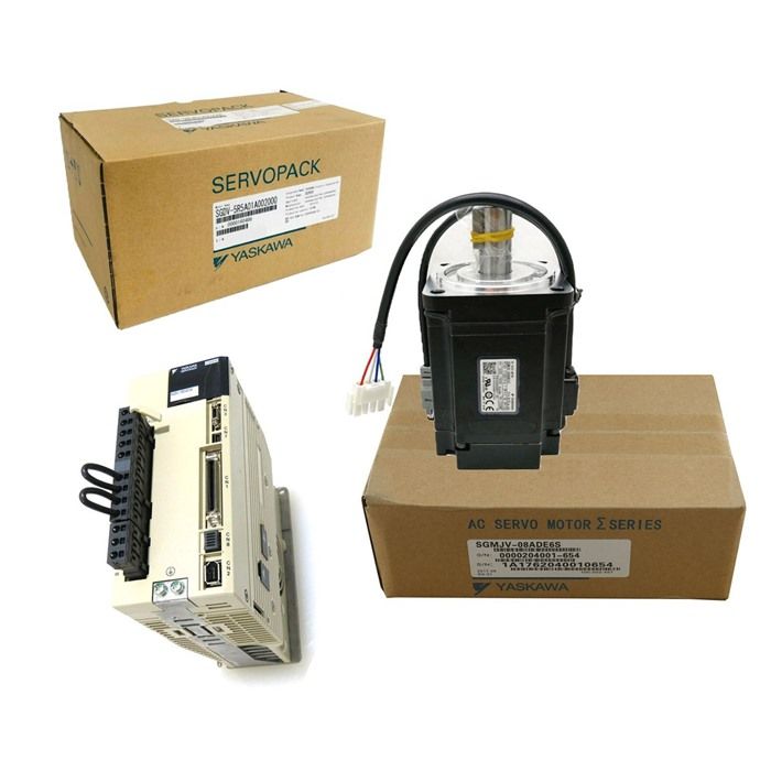 Модуль Yaskawa servo Motor SGMJV-08ADE6S+SGDV-5R5A01A