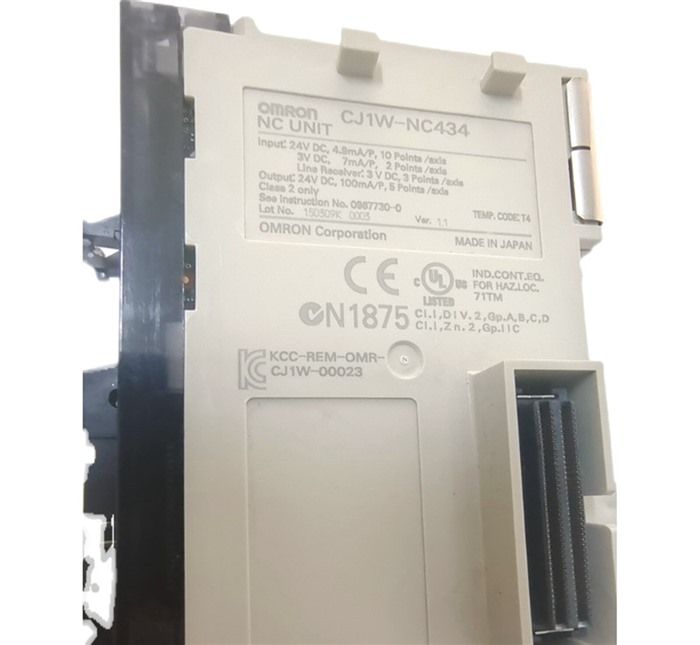 Модуль Omron Programmable CJ1W-NC434 High Speed Pulse Train 4 Axes Communication Module