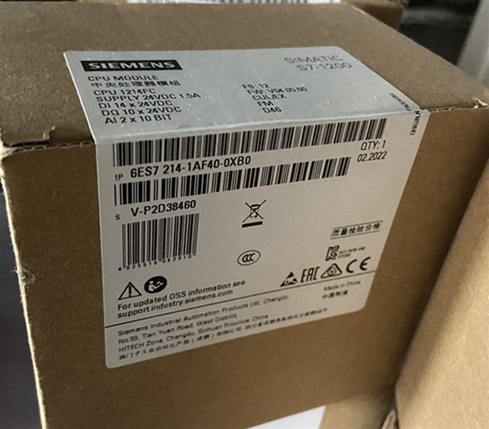 Модуль Siemens 6ES7 214-1AF40-0XB0 6ES7214-1AF40-0XB0 Programmable Controller